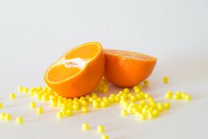 비타민 B6 과일 및 알약